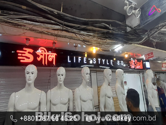 Best LED Signage Make By adkey Company Limited in BD